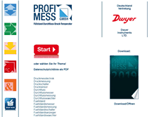 Tablet Screenshot of profimess.de