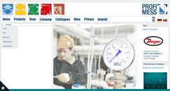 Desktop Screenshot of profimess.com